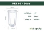 U-Shape PET Cold Cups – Tall 6