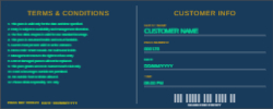 Tickets for bar