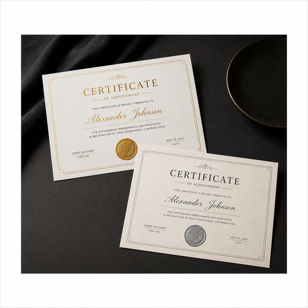 Certificates