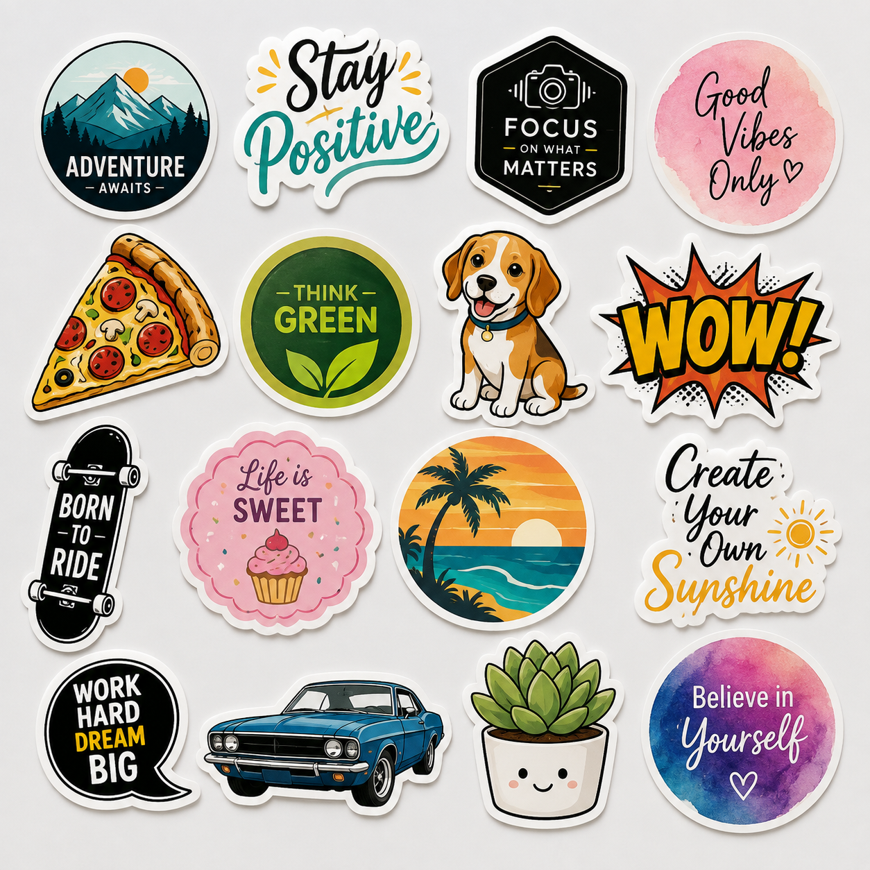 Shapes Stickers Category