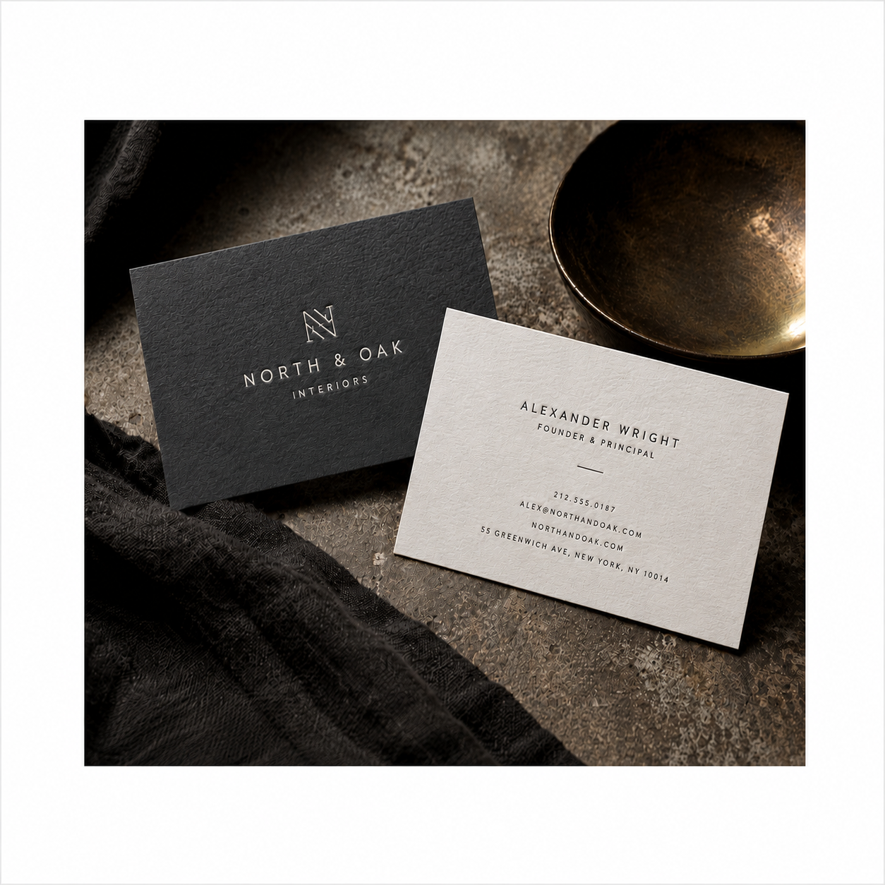 Textured Business Card
