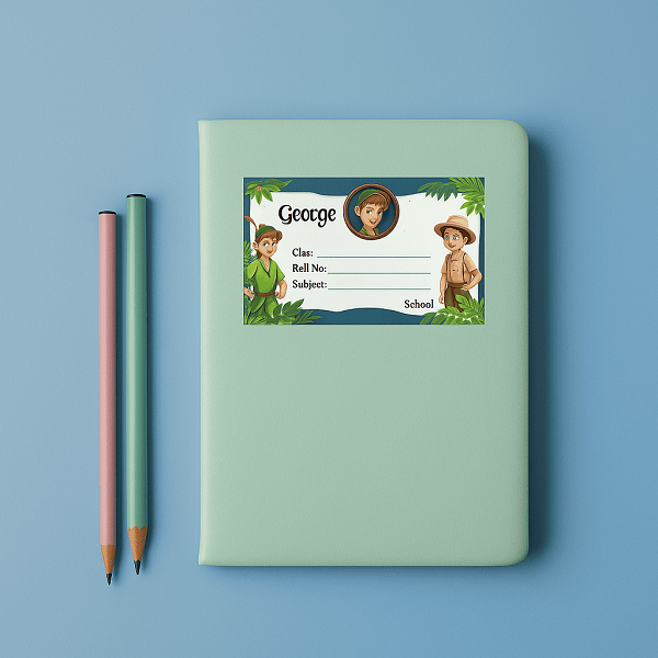 School Notebook Stickers