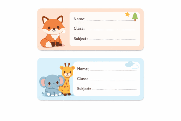 Creative Sticker Design For Kids