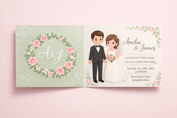 Engagement invitation vs party invitation card comparison for Marathi ceremony