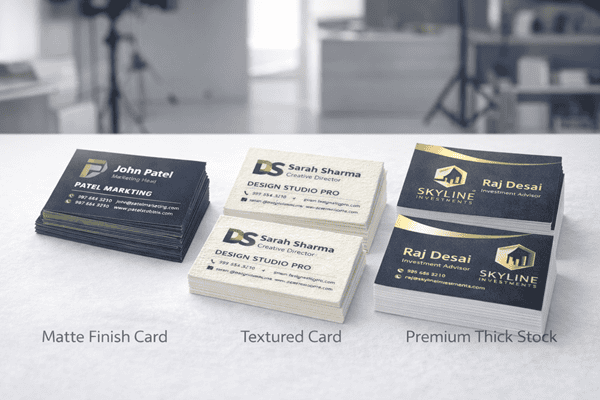Premium visiting card printing samples in Palanpur
