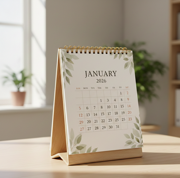 Customizable Desk Calendar
