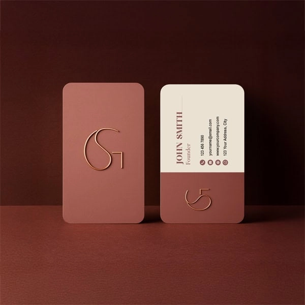 Rounded Edge Business Card