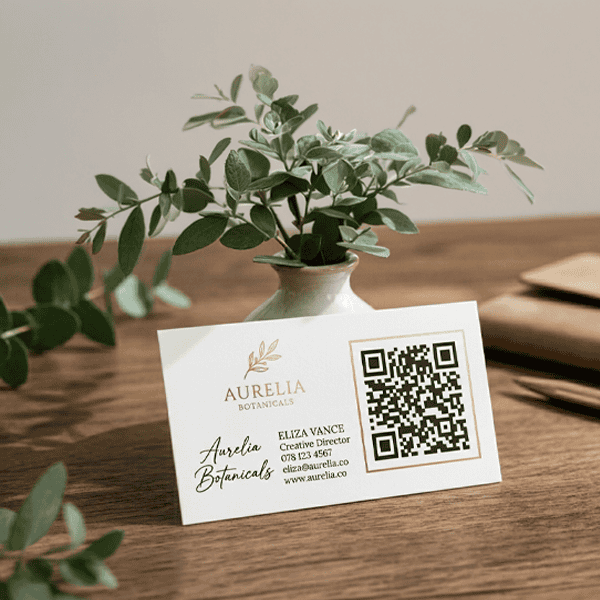 QR Code Visiting Cards