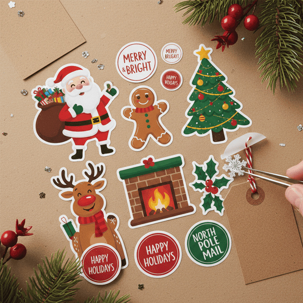 Christmas stickers