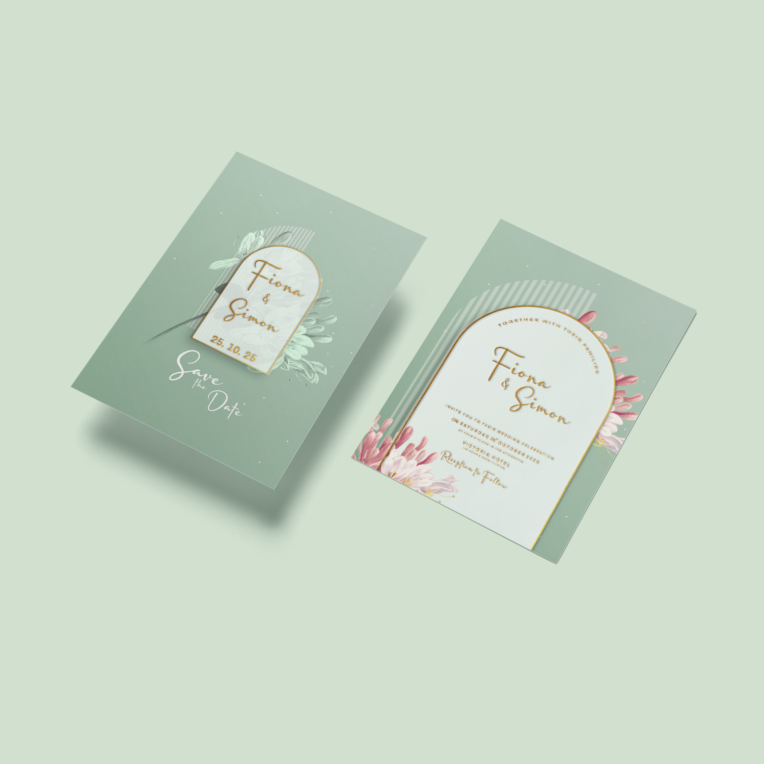 Foil Wedding Invitations