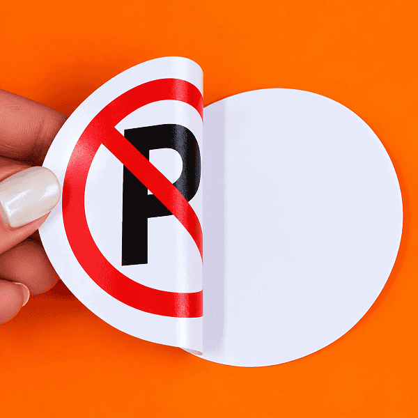 Front Adhesive Stickers