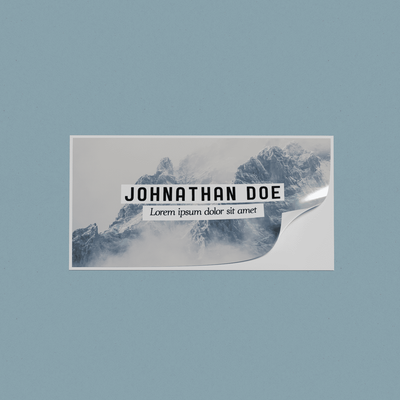 Visiting Card Stickers
