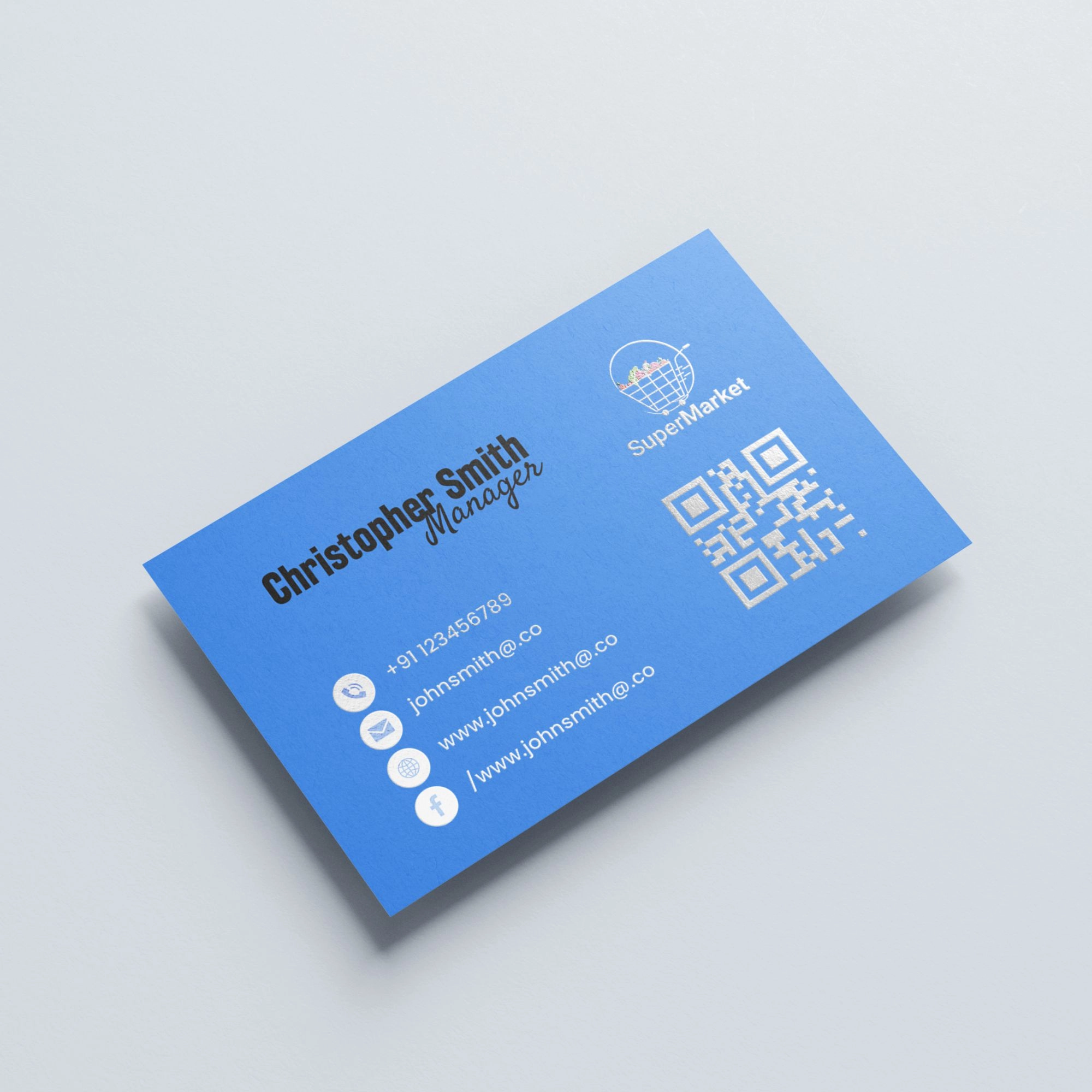 Embossed Foil Business Cards