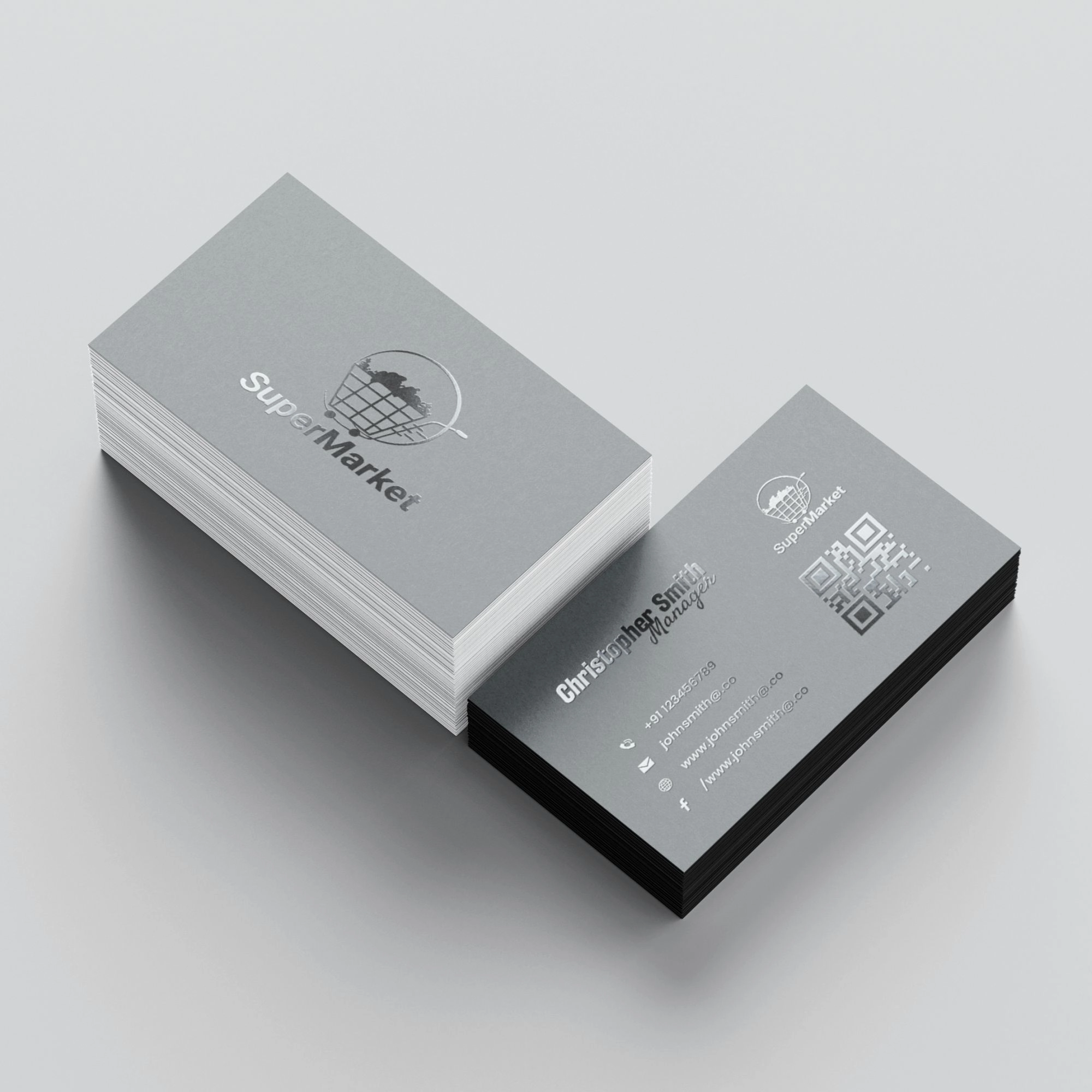 Emboss UV Business Card