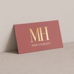 Raised Foil Thick Business Cards 3