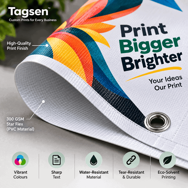 300 GSM Star Flex banner with eco-solvent printing