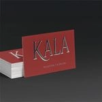 Raised Foil Thick Business Cards 2