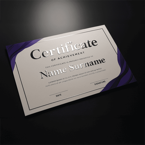Luxury Certificate 4