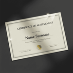 Luxury Certificate 5