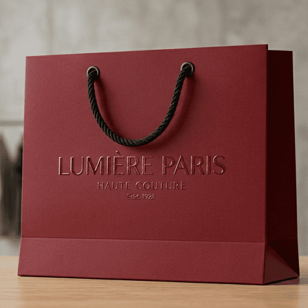 custom printed shopping paper bags