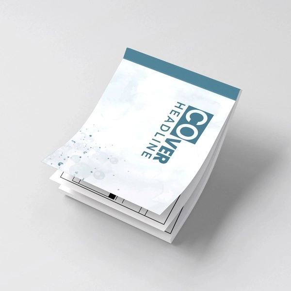 Custom cash voucher book mockup with branded cover and printed inner pages