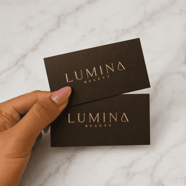 Raised Foil Business Card 1