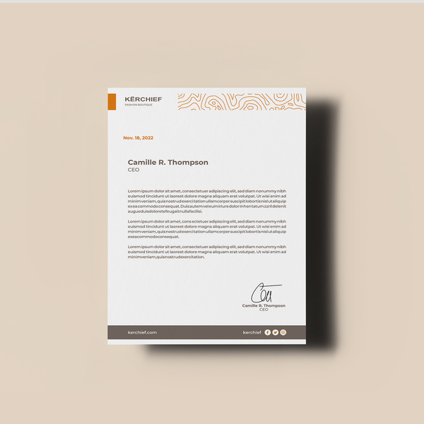 Custom Letterhead 4
