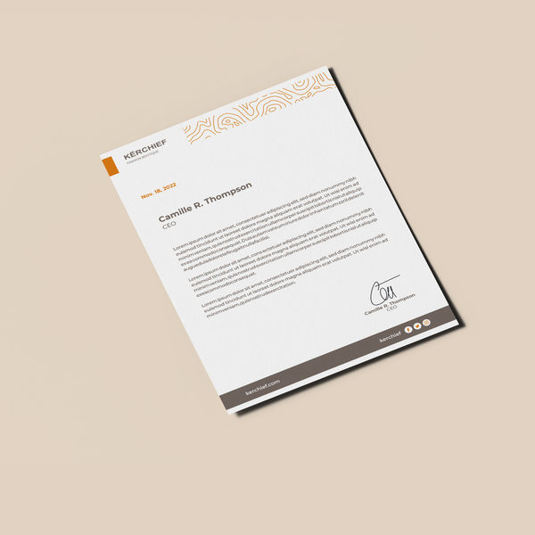 Custom Letterhead 3