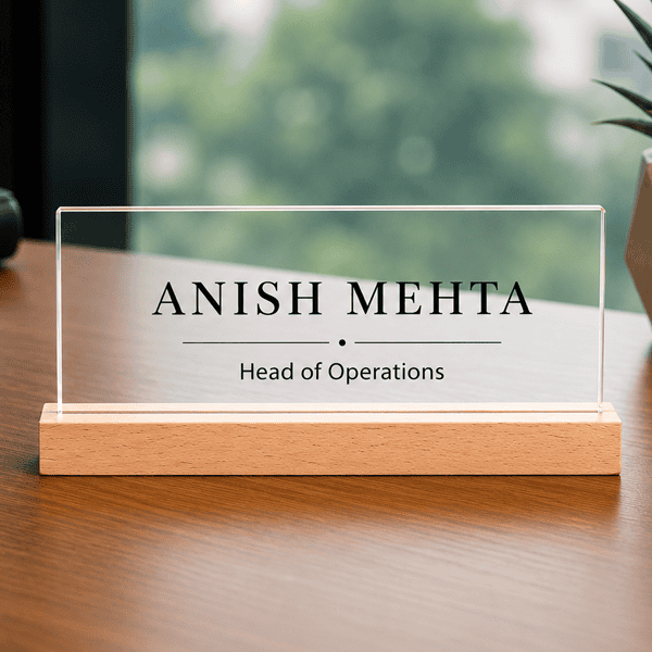 Personalized Office Name Plate