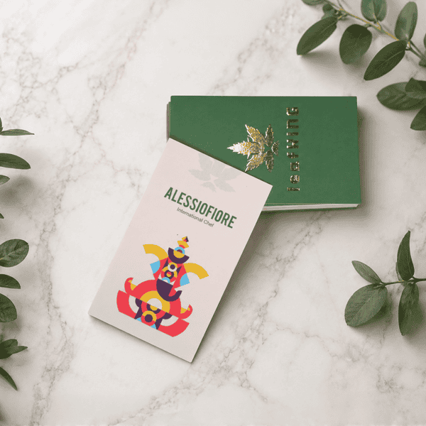 450 GSM Gold Foil Business Card