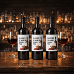 Wine bottle label design