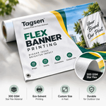 Custom flex banner printing on 300 GSM Star Flex