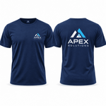 Polyester T-shirt with front and back custom printing