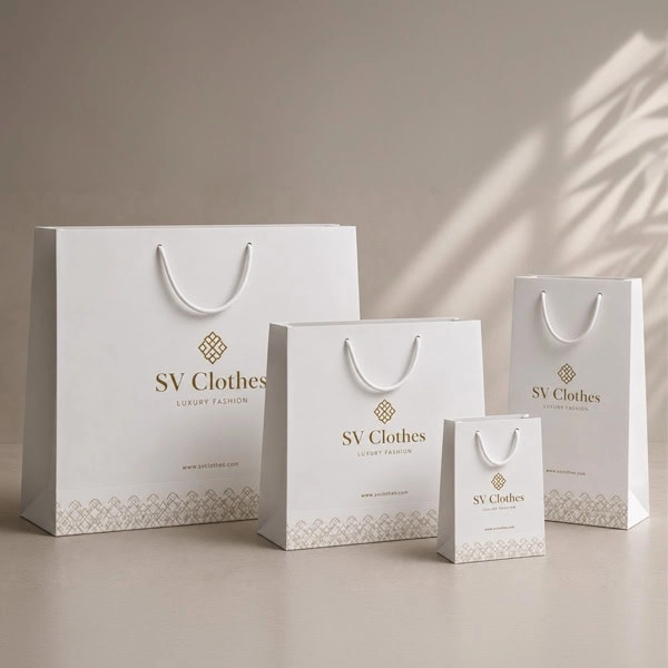 printed paper bags for retail stores
