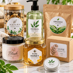 Waterproof sticker labels for jars and product packaging