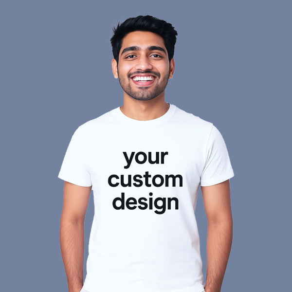 Polyester T-Shirts for Men - 180 GSM Custom Printed | Tagsen