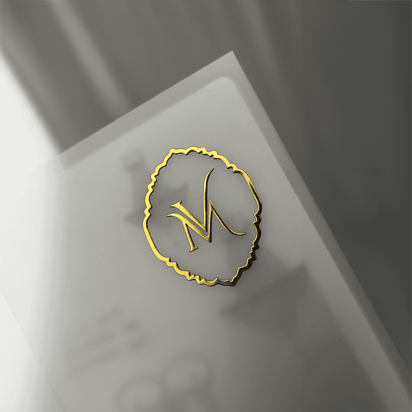 Custom Metal Stickers | Metallic Logo Stickers