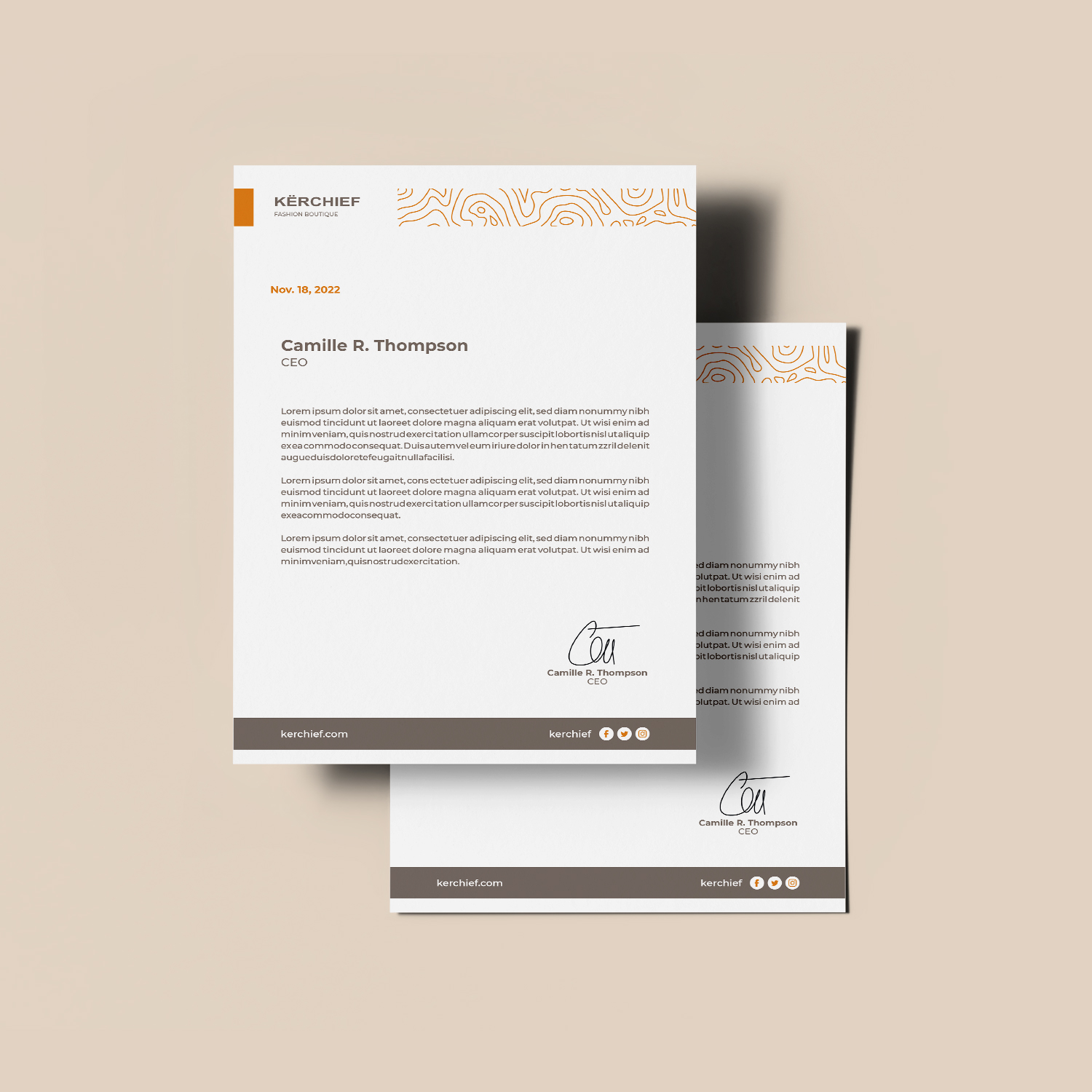 Custom Letterhead Printing Online | Professional Designs