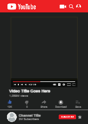 Youtube (Dark) - 850x1200 (Over Sized)