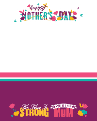 Mother's Day - (Strong Mum) 1200x1500 - Large