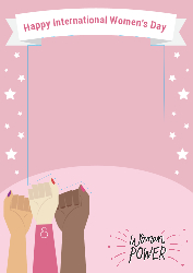 03_International Woman's Day - (Woman Power) 850x1200 - Over Sized