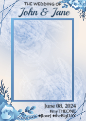 Wedding Day - (BlueWedding) 850x1200 - Over Sized