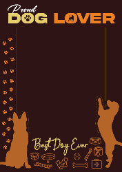 Pet Dog - (Proud Dog Lover) 850x1200 - Over Sized