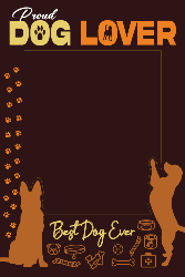 Pet Dog - (Proud Dog Lover) 600x900 - Small