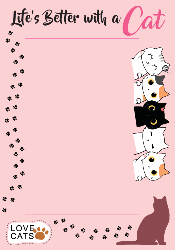 Pet Cat - (Life is Better with Cat) 700x1000 - Medium