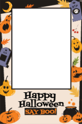 Halloween - Say Boo - 600x900mm