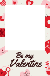Selfie Frame - Be My Valentine -  1800x1180mm