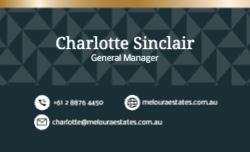 Stationary BusinessCard Luxury Green and Gold