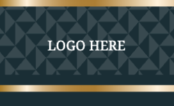 Stationary BusinessCard Luxury Green and Gold