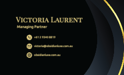 Stationary BusinessCard Luxury Green and Gold